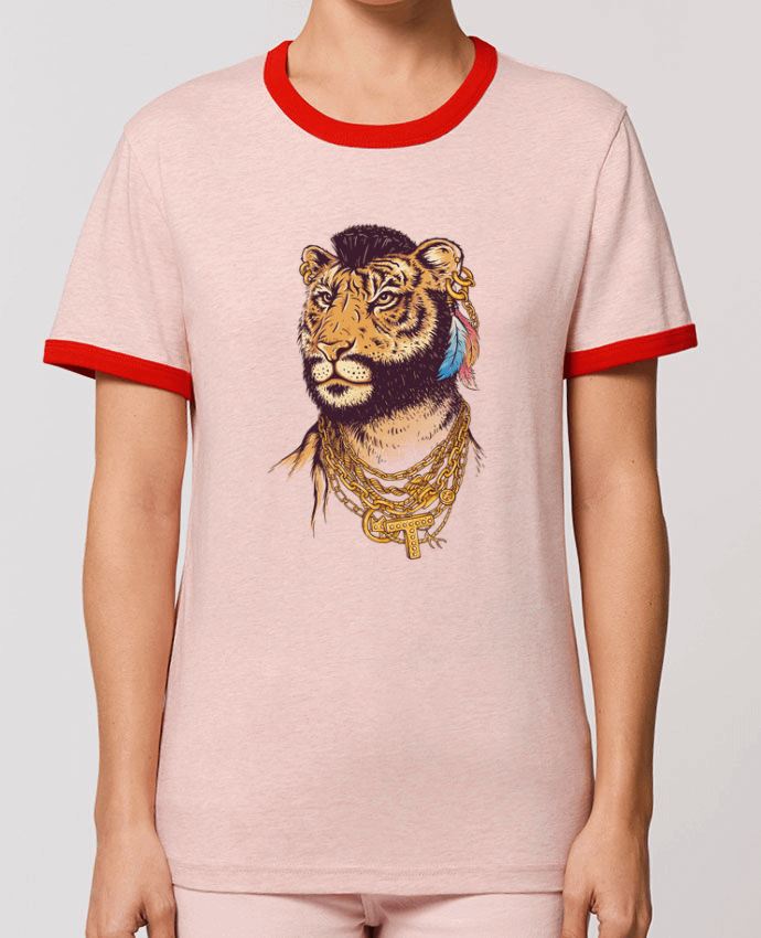 T-Shirt Contrasté Unisexe Stanley RINGER Mr tiger by Enkel Dika
