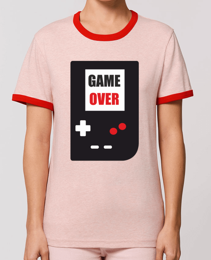 T-Shirt Contrasté Unisexe Stanley RINGER Game Over Console Game Boy by Benichan