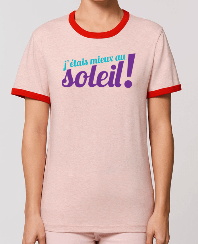 T-shirt J'étais mieux au soleil par tunetoo