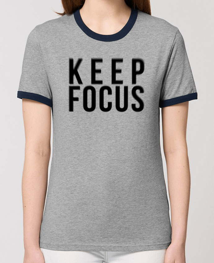 T-Shirt Contrasté Unisexe Stanley RINGER KEEP FOCUS por tunetoo