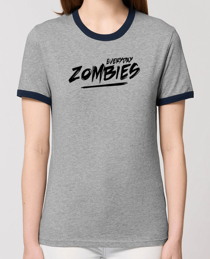 T-Shirt Contrasté Unisexe Stanley RINGER Everyday Zombies por tunetoo