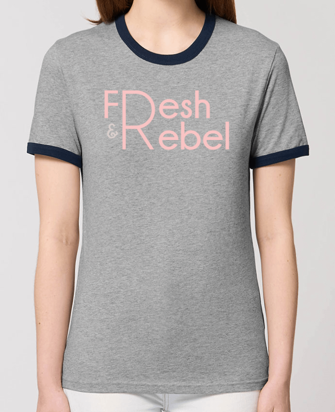 T-Shirt Contrasté Unisexe Stanley RINGER Fresh and Rebel por tunetoo