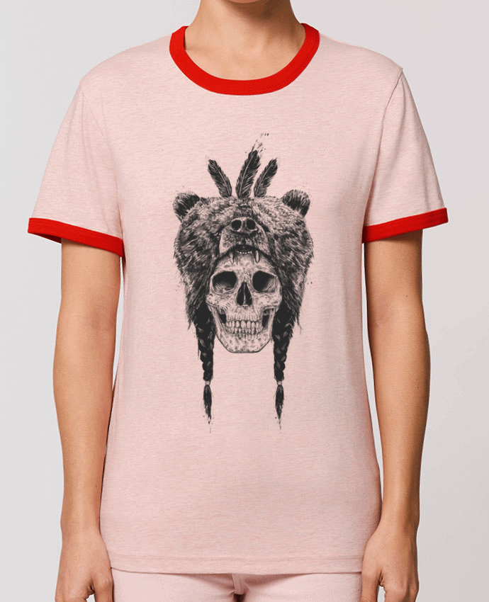 T-Shirt Contrasté Unisexe Stanley RINGER Dead Shaman por Balàzs Solti