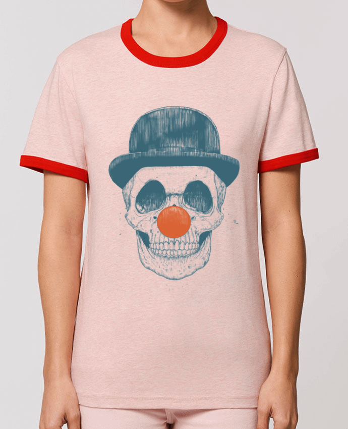 T-Shirt Contrasté Unisexe Stanley RINGER Dead Clown por Balàzs Solti