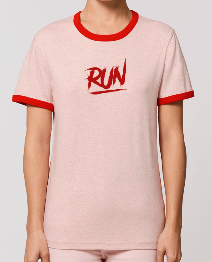 T-Shirt Contrasté Unisexe Stanley RINGER Run por tunetoo