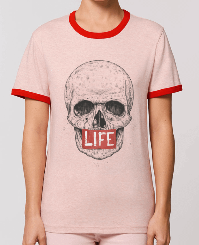 T-Shirt Contrasté Unisexe Stanley RINGER Life por Balàzs Solti