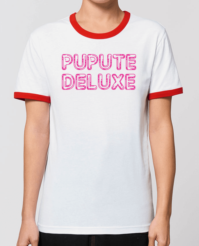 T-Shirt Contrasté Unisexe Stanley RINGER Pupute De Luxe por tunetoo
