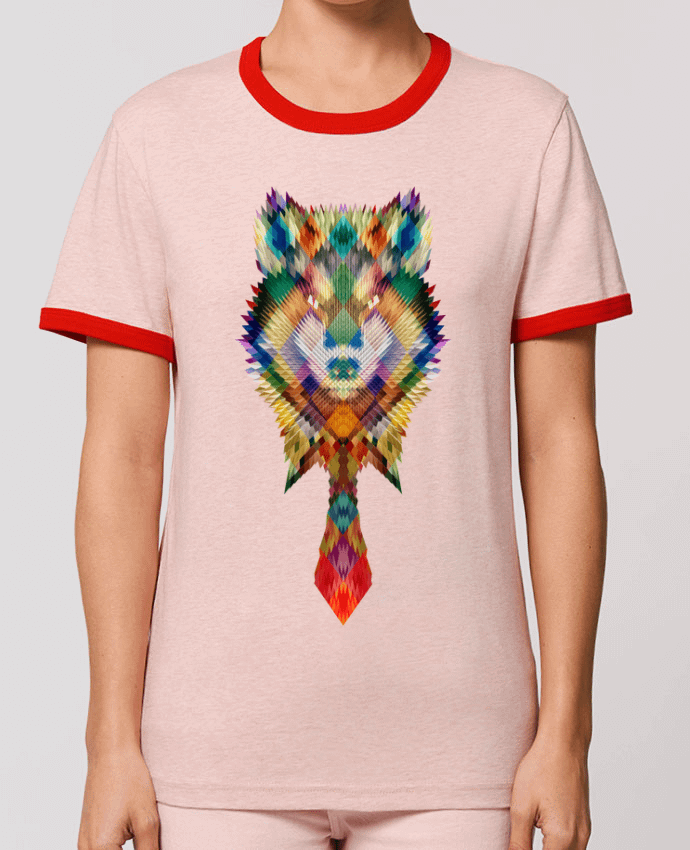 T-Shirt Contrasté Unisexe Stanley RINGER Corporate wolf por ali_gulec