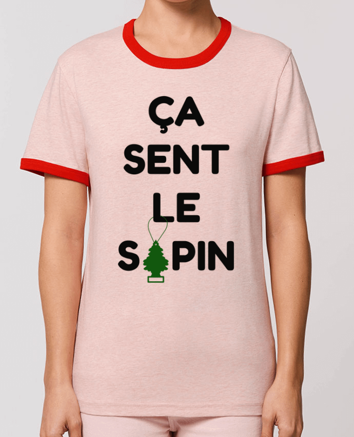 T-Shirt Contrasté Unisexe Stanley RINGER ÇA SENT LE SAPIN by tunetoo