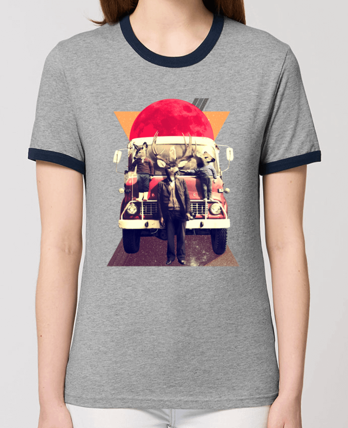 T-Shirt Contrasté Unisexe Stanley RINGER El camion por ali_gulec