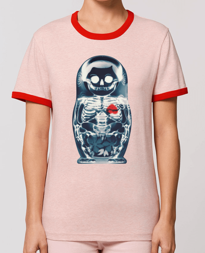 T-Shirt Contrasté Unisexe Stanley RINGER Nesting doll by ali_gulec