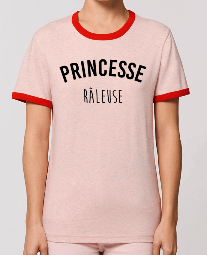 T-Shirt Contrasté Unisexe Stanley RINGER Princesse râleuse by La boutique de Laura
