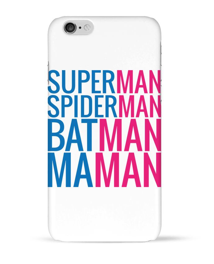 Case 3D iPhone 6 superMAMAN by tunetoo