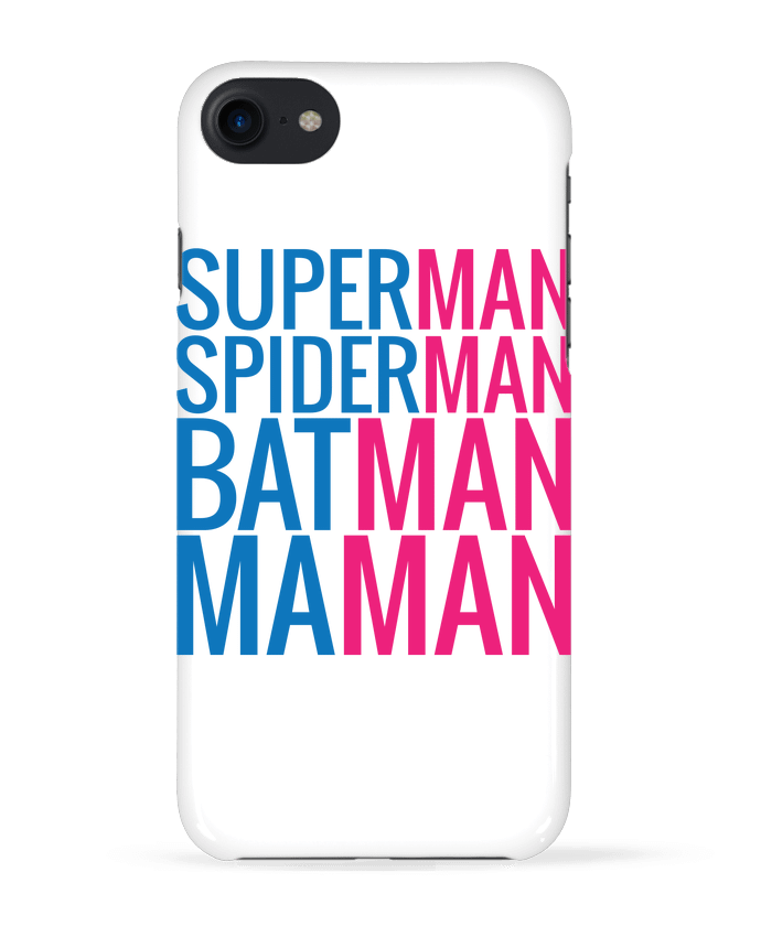 Case 3D iPhone 7 superMAMAN de tunetoo