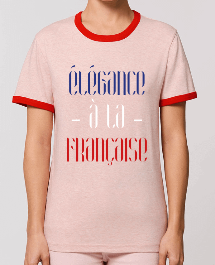 T-Shirt Contrasté Unisexe Stanley RINGER Elégance à la française por tunetoo