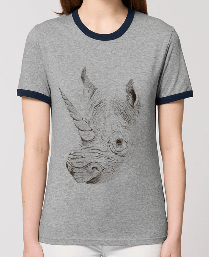 T-Shirt Contrasté Unisexe Stanley RINGER Rhinoplasty por Florent Bodart