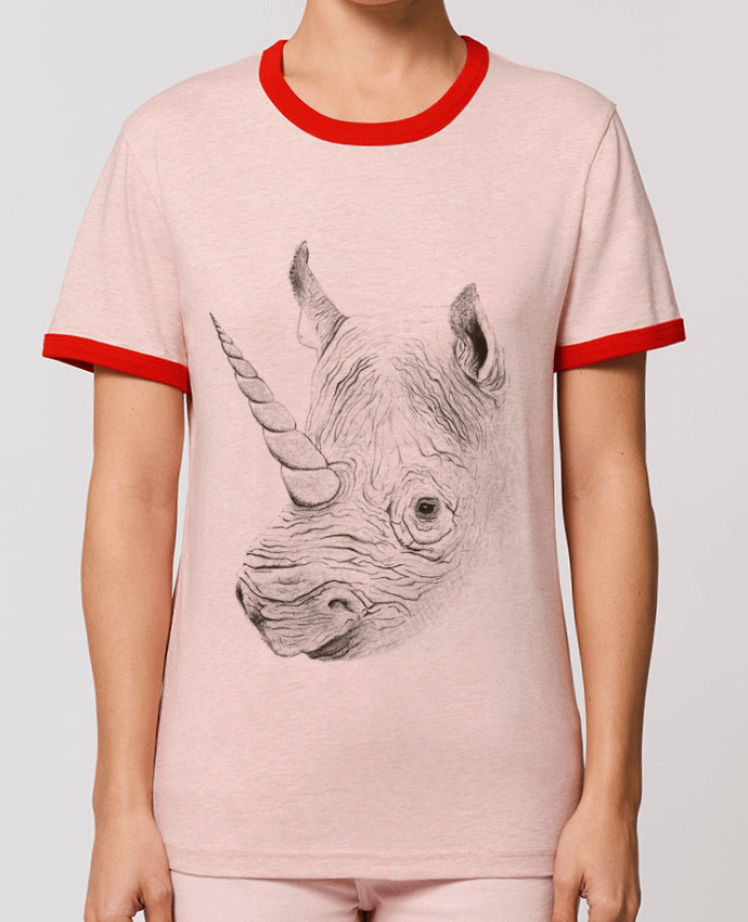 T-Shirt Contrasté Unisexe Stanley RINGER Rhinoplasty por Florent Bodart