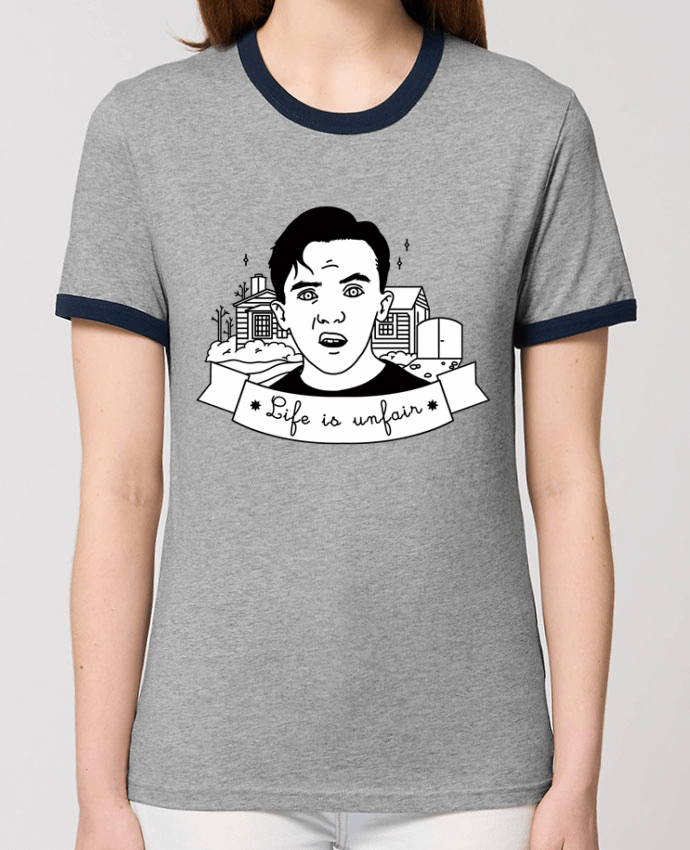 T-Shirt Contrasté Unisexe Stanley RINGER Malcolm in the middle por tattooanshort