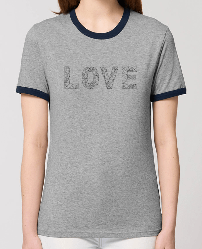 T-Shirt Contrasté Unisexe Stanley RINGER Love por na.hili