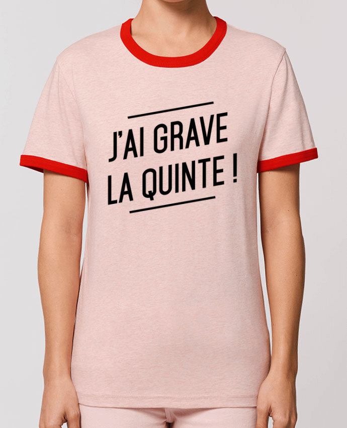 T-Shirt Contrasté Unisexe Stanley RINGER La quinte ! by tunetoo