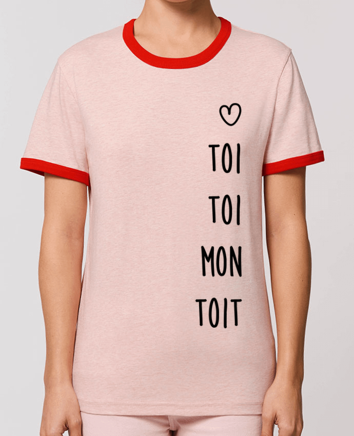 T-Shirt Contrasté Unisexe Stanley RINGER Toi toi mon toit por tunetoo