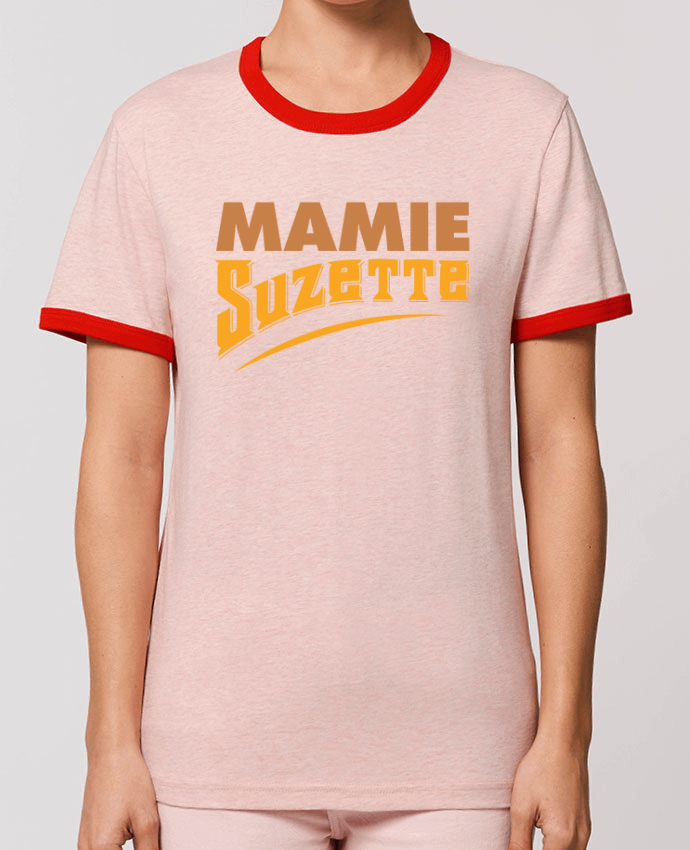 T-Shirt Contrasté Unisexe Stanley RINGER MAMIE Suzette por tunetoo