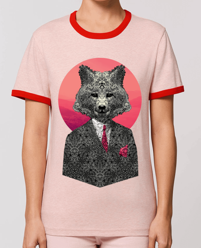 T-Shirt Contrasté Unisexe Stanley RINGER Very Important Fox by ali_gulec
