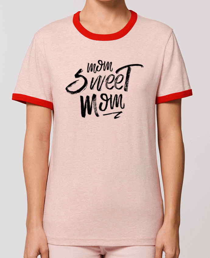 T-Shirt Contrasté Unisexe Stanley RINGER Mom sweet mom by tunetoo