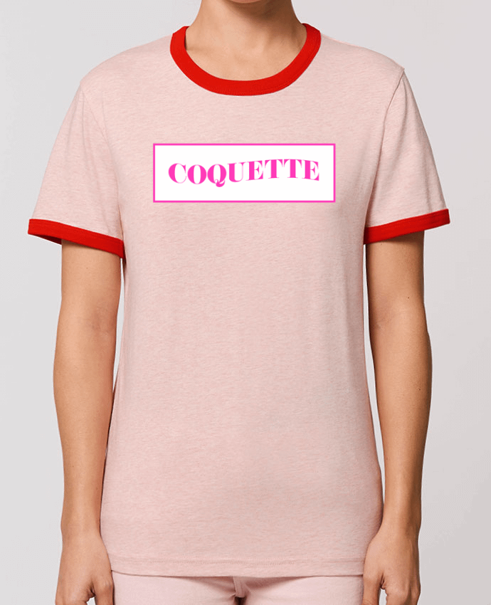 T-Shirt Contrasté Unisexe Stanley RINGER Coquette por tunetoo
