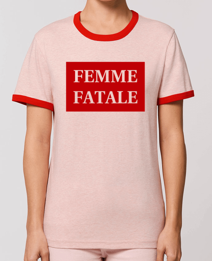 T-Shirt Contrasté Unisexe Stanley RINGER Femme fatale por tunetoo
