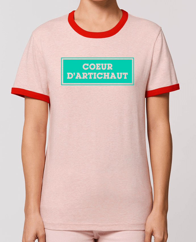 T-Shirt Contrasté Unisexe Stanley RINGER Coeur d'artichaut by tunetoo