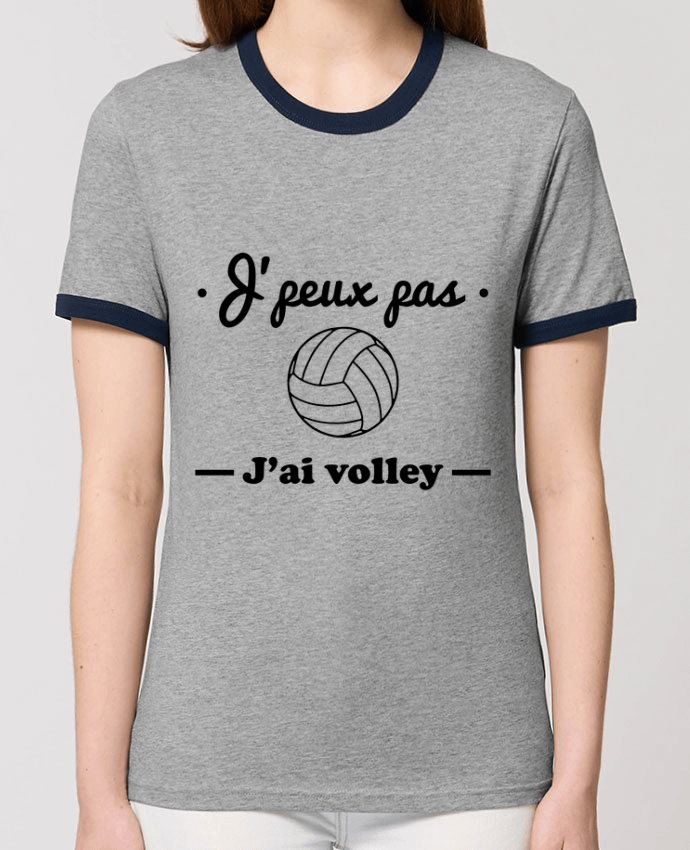 T-shirt J'peux pas j'ai volley , volleyball, volley-ball par Benichan