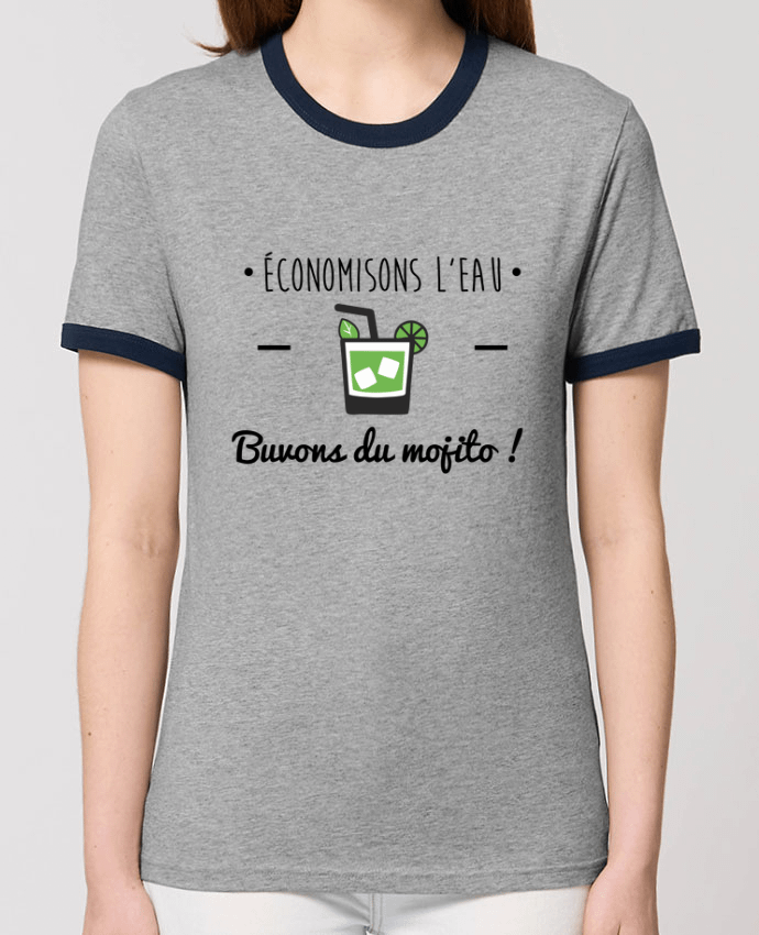 T-shirt Économisons l'eau, buvons du mojito ! Humour , alcool , citations par Benichan