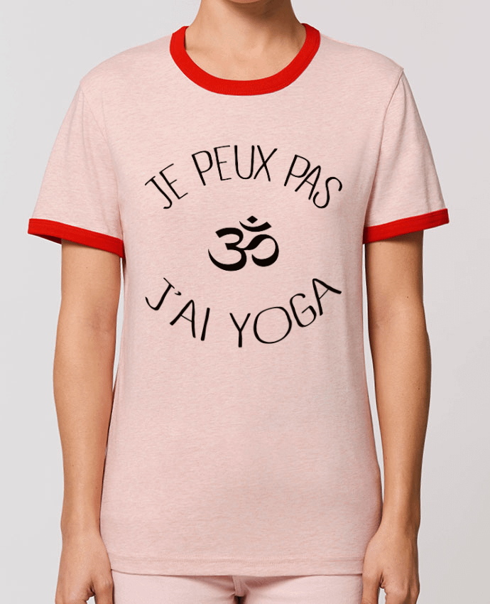 T-shirt Je peux pas j'ai Yoga par Freeyourshirt.com