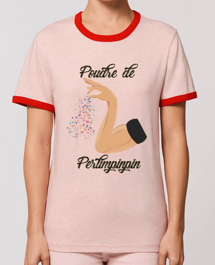 T-Shirt Contrasté Unisexe Stanley RINGER Poudre de Perlimpinpin by tunetoo