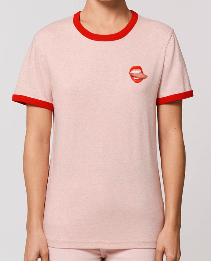 T-Shirt Contrasté Unisexe Stanley RINGER Tongue por lisartistaya