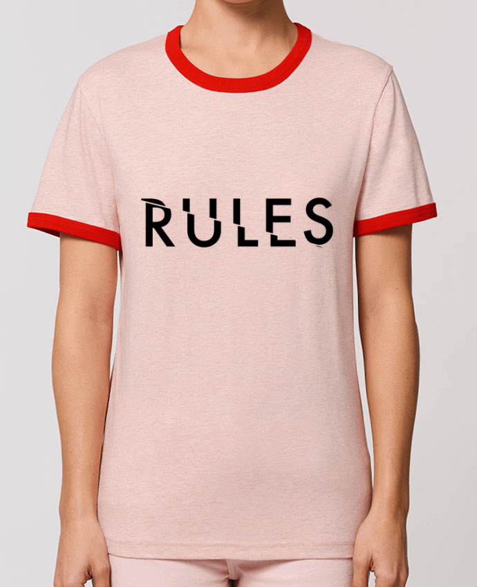 T-Shirt Contrasté Unisexe Stanley RINGER Rules por Mo'Art