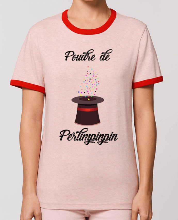 T-Shirt Contrasté Unisexe Stanley RINGER Poudre de Perlimpinpin VS Merlin por tunetoo