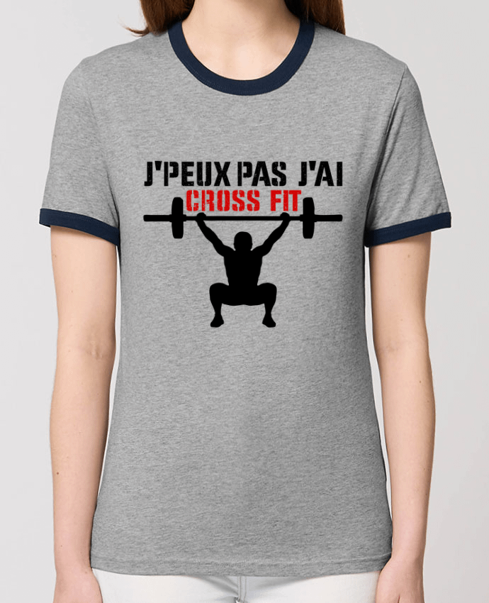 T-Shirt Contrasté Unisexe Stanley RINGER J'peux pas j'ai Crossfit por tunetoo