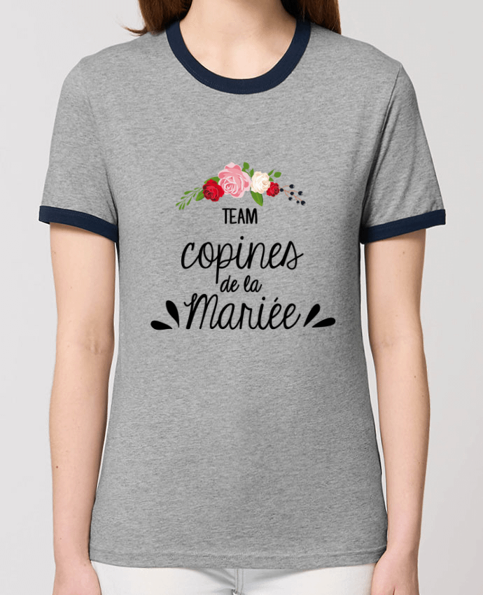 T-shirt TEAM COPINES DE LA MARIEE par FRENCHUP-MAYO