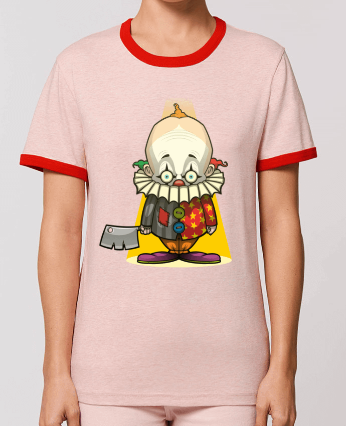 T-Shirt Contrasté Unisexe Stanley RINGER Choppy Clown by SirCostas
