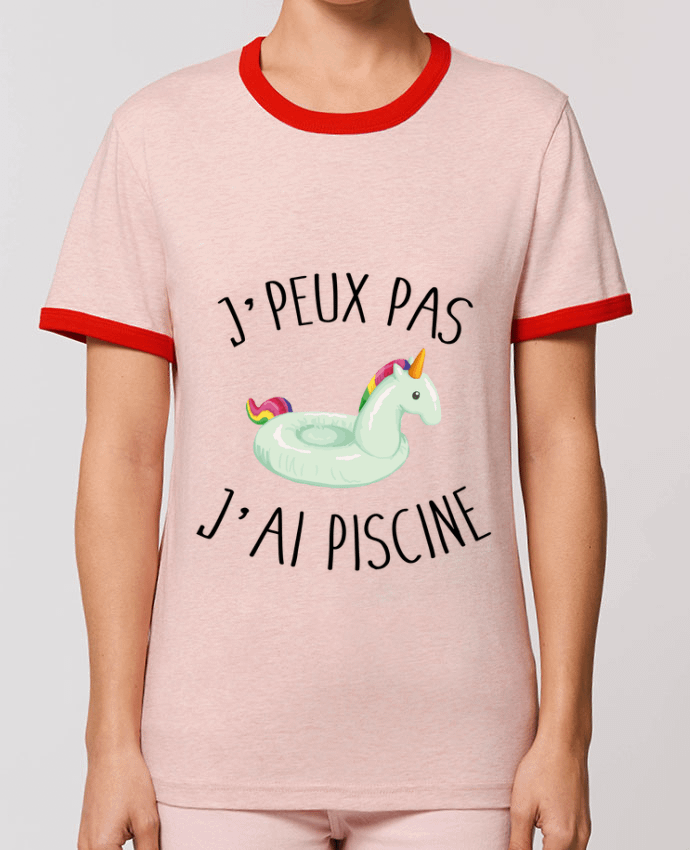 T-shirt Je peux pas j'ai piscine par FRENCHUP-MAYO