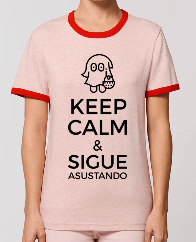 T-shirt Keep Calm and Sigue Asustando par tunetoo