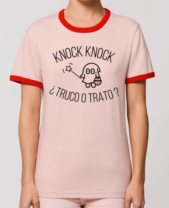 T-shirt Knock Knock ¿Truco o Trato? par tunetoo