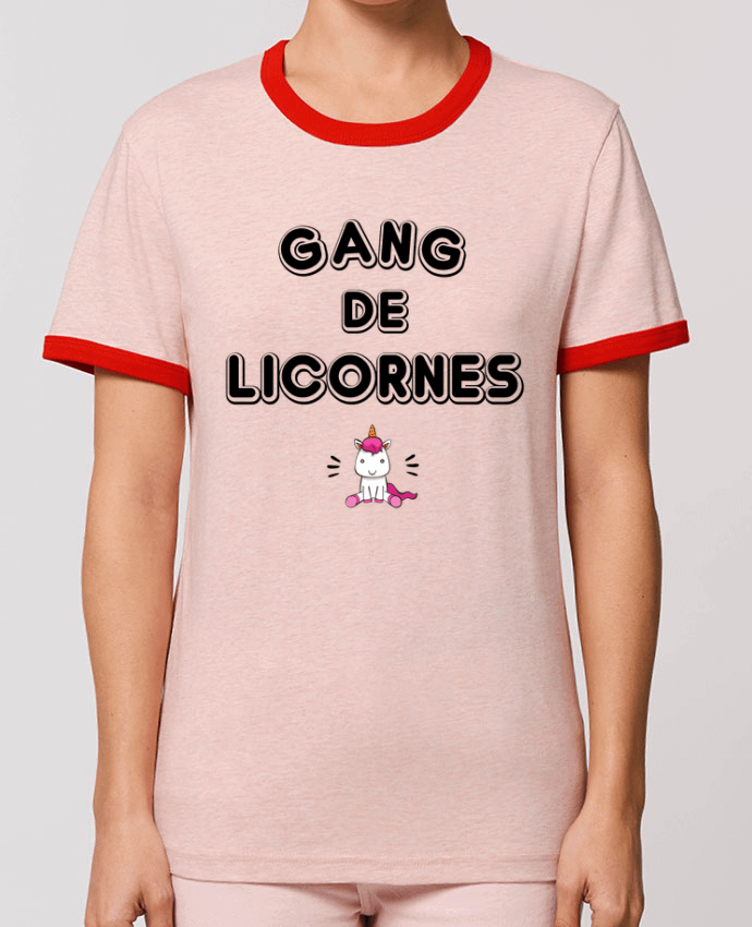 T-Shirt Contrasté Unisexe Stanley RINGER Gang de licornes por La boutique de Laura