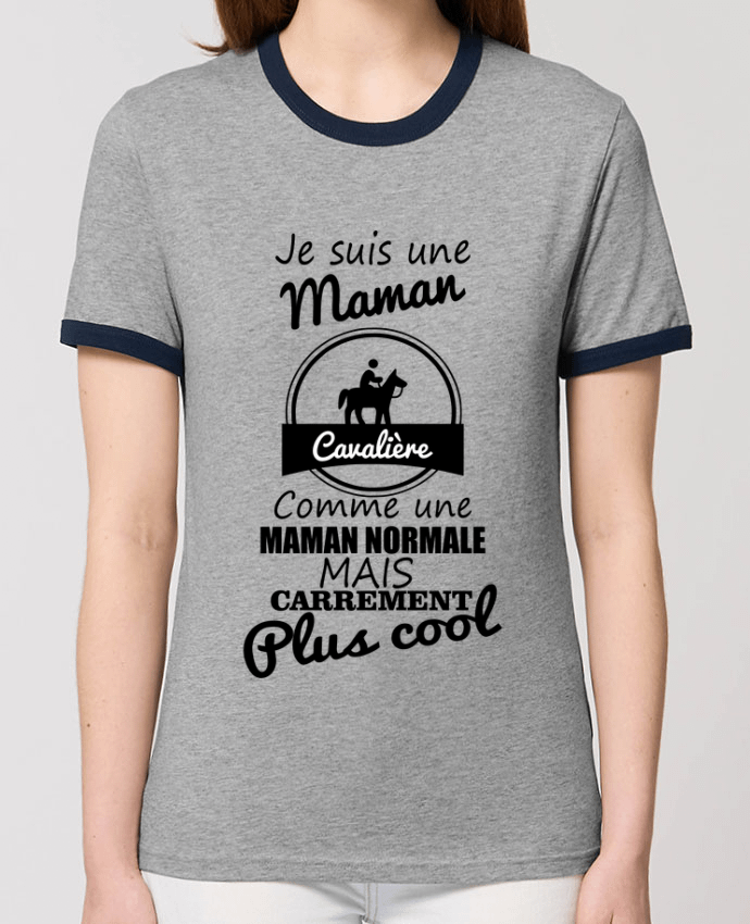 T-shirt Je suis une maman cavalière comme une maman normale mais carrément plus cool par Benichan