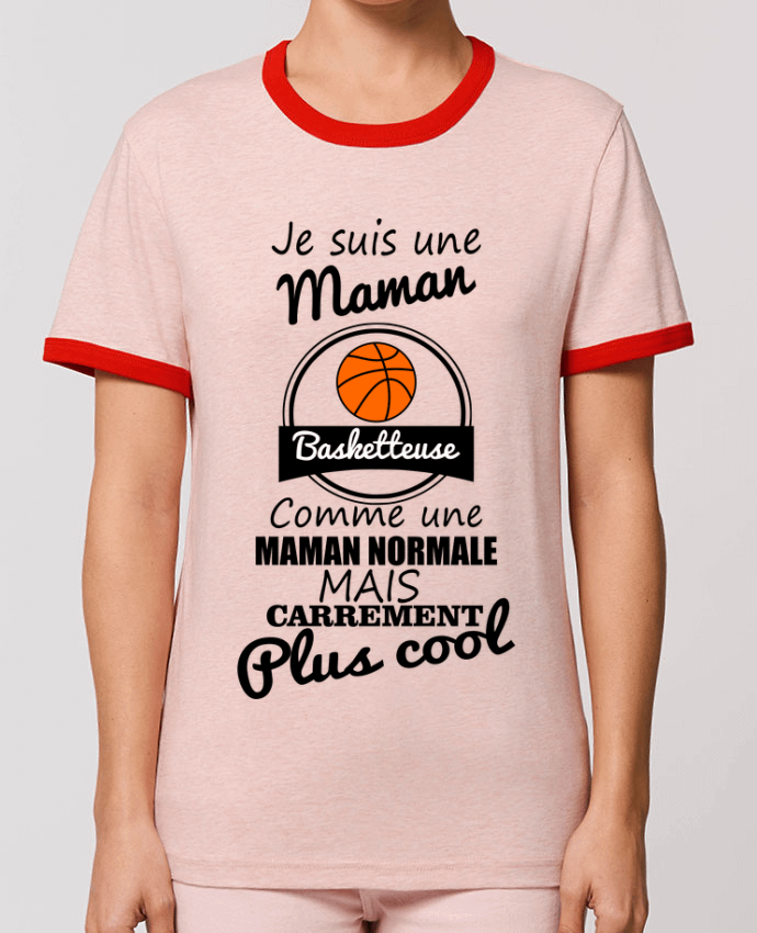 T-shirt Je suis une maman basketteuse comme une maman normale mais carrément plus cool par Benichan