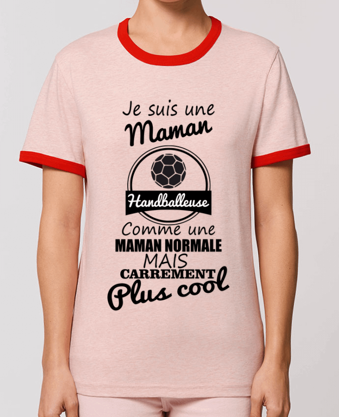 T-shirt Je suis une maman handballeuse comme une maman normale mais carrément plus cool par Benichan