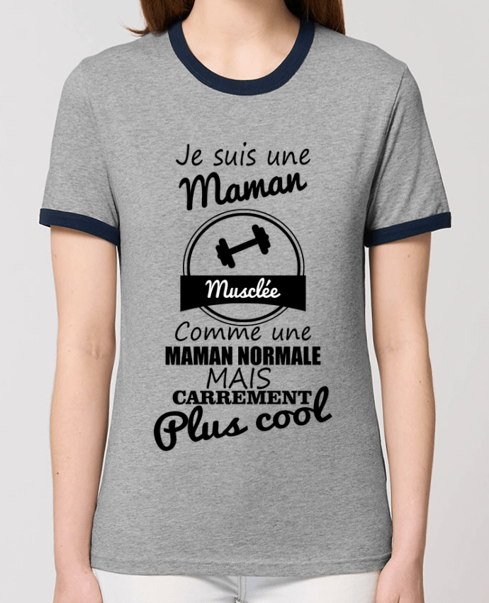 T-shirt Je suis une maman musclée comme une maman normale mais carrément plus cool par Benichan
