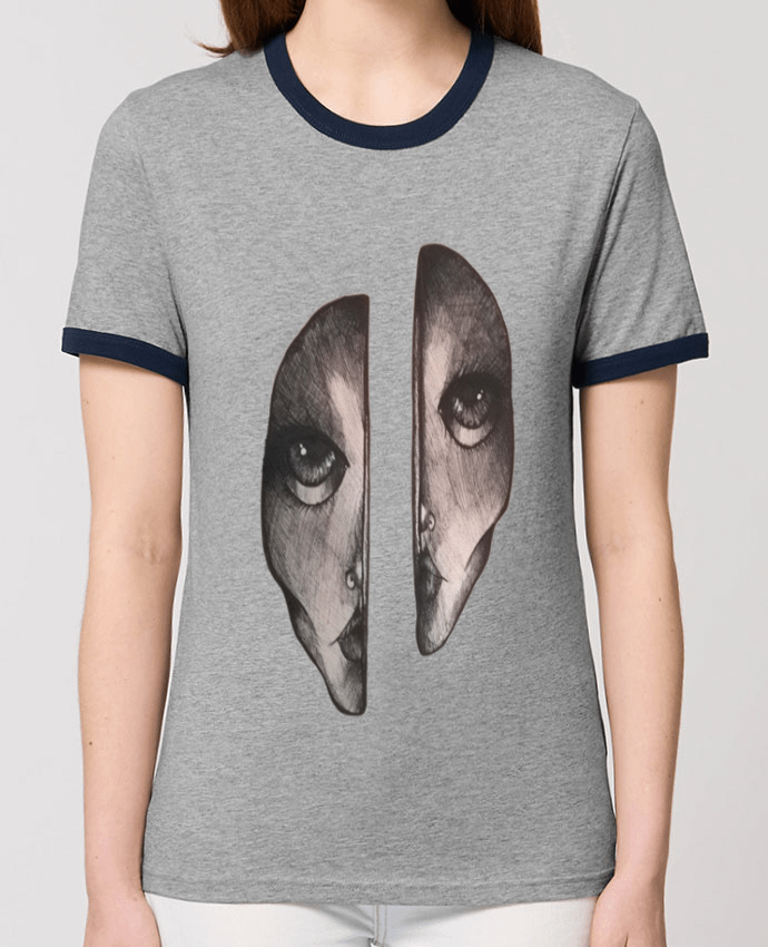 T-Shirt Contrasté Unisexe Stanley RINGER Headache por OhHelloGuys!